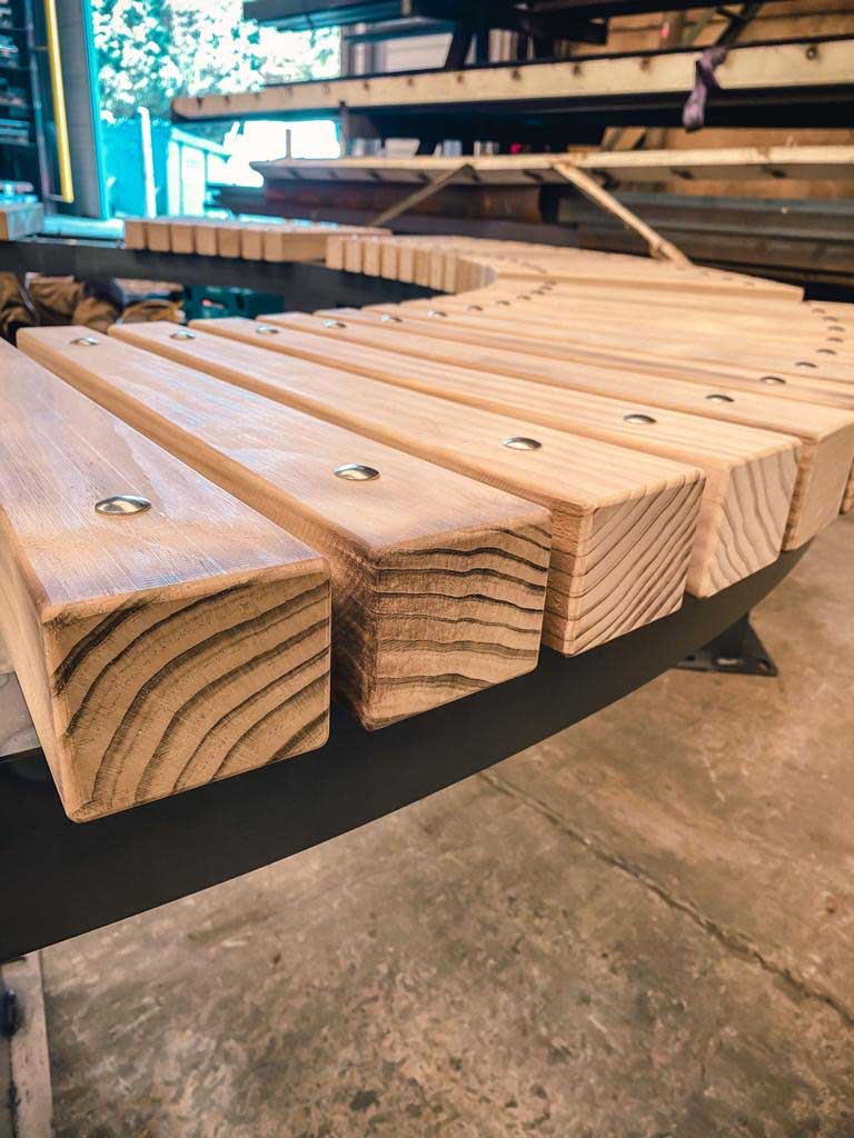 Zitbanken total | Woodz Design | Zander Steels